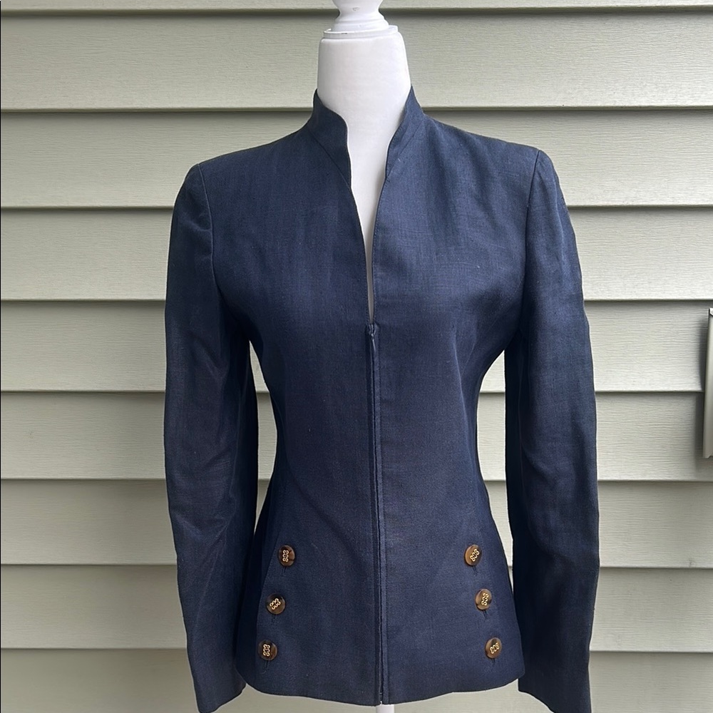 Valentino Boutique Linen Suit with a skirt